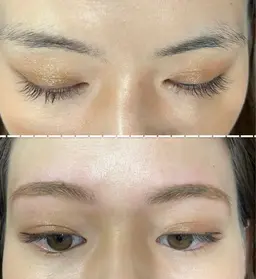 理想の形に✨️眉毛ワックス脱毛