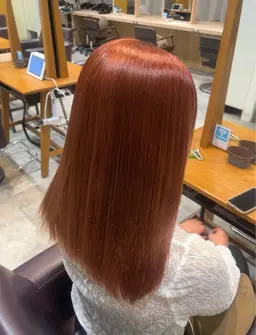 ダブルカラー（ブリーチなし）＋高保湿トリートメント🍒