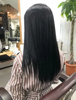 【実習のための!!】黒染めじゃない透明感暗髪カラー🙆♂️