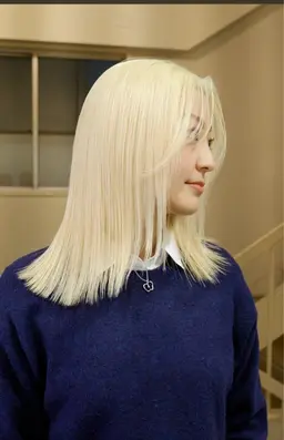 🟧艶髪ハイトーン🟧【ブリーチ1回込み】ダブルカラー+メンテナンスカット+内部補修トリートメント