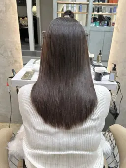 《全員利用可能》【圧倒的ハイクオリティ】カット+柔らか縮毛矯正+1step髪質改善Tr