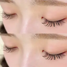 🌹ミニモ限定🌹フラットラッシュ140本までつけ放題オフ込み、コーティング付き