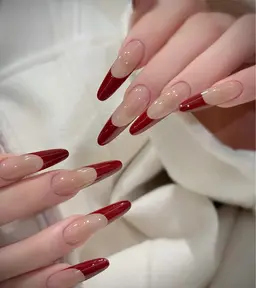 【チップ長さだし】フレンチネイル🌟