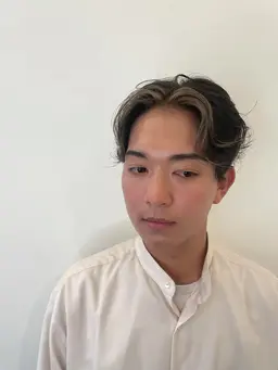 ✨メンズカット＋デザインカラー（ブリーチ有り）＋眉毛カット✨ （シャンプー&セット付き）一つ上のおしゃれ🦾🔥✨🦅