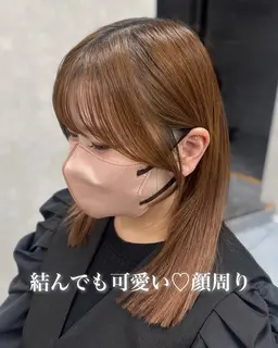 【🎀小顔♡盛れる顔周り🎀】前髪カット➕サイドバング/おくれ毛カット➕全体巻き下ろしアレンジ🩷※注意事項必読