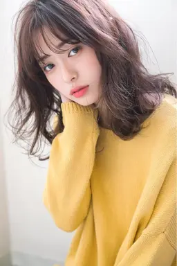 デザインカット+フルカラー(シャンプー+ブロー込)