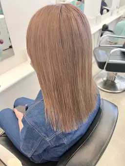 ダメージレスハイトーンカラー【care bleach 】+【 Aujua 4step treatment 】