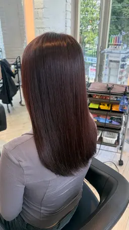 【感動の艶🌟】朝がラクになる？！シルクストレート🪐