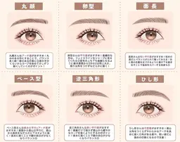 アイブロウwax(メイクなし)