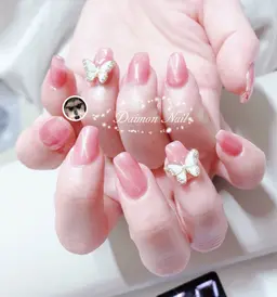 【オフ有り】マグネットネイル/フラッシュネイル/ラメグラデーション🩷オフィスネイル/港区ネイル上品ネイルちゅるんネイル