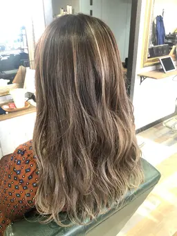 ⚜️ケアブリーチmenu（⭐︎バレイヤージュstyle）⚜️ハイライト&グラデ&透明感カラー & 前処理保護剤Tr★