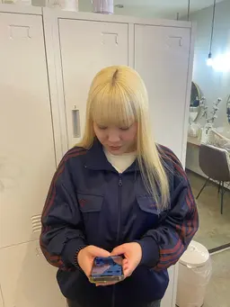 《ミニモ限定価格》ブリーチ込みダブルカラー+トリートメント🫧