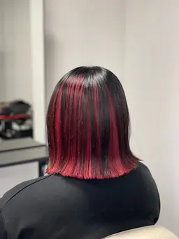 【インナー•イヤリング】ポイントブリーチWカラー