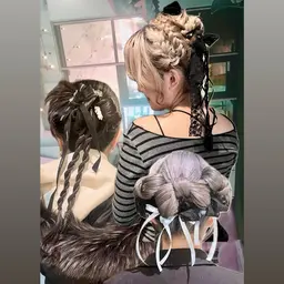 🎶🪽イベント用ヘアアレンジ🍴.⋆𝜗𝜚.†⋆LIVE,結婚式,,,👩🏼‍❤️‍👩🏼