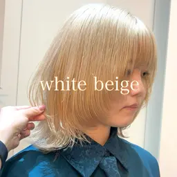 【ダブルカラー❣】ケアブリーチ❤根元リタッチ➕ケアカラー➕似合わせカット➕ダメージ補修トリートメント🫧ボブ/ロング