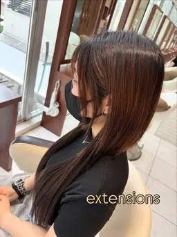 シールエクステ80本🦩　ブラウン系カラー限定