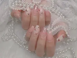 上品Bコース：キレイめなアート🎀定額ネイルサンプルからお選び頂けます❣️