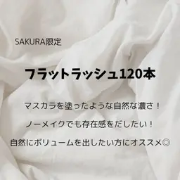 【フラットラッシュ120本🩶】マスカラを塗ったような自然な濃さに🎶モチ抜群のバインドロックは+1100円🔒