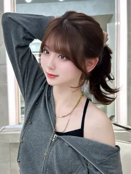 前髪顔周りカット💇🏻♀️