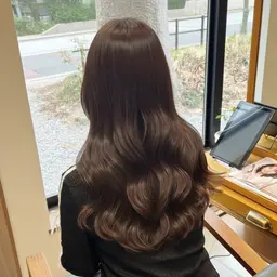 U24学割💕色落ちもかわいい💕ブリーチなし透明感カラー+色持ちup!!2stepトリートメント