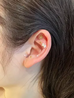 🍒話題沸騰🍒💎☆耳つぼジュエリー12粒☆💎