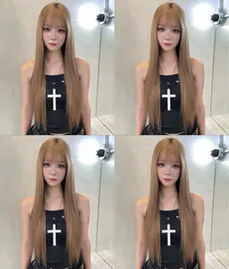 【ハイトーンスーパーロングになりたい方】ブリーチ➕カラー➕シールエクステ80本🐰💗《レイヤーカット／原宿／韓国風》