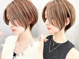 【迷った方はこちら→】カット+カラー+高保湿スチーム1stepトリートメント‼️ 髪質改善　横浜　ショートボブレイヤー