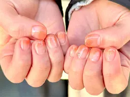 【上品ラメ】ラメグラデーション(クリアベース)(オフなし)¥3000