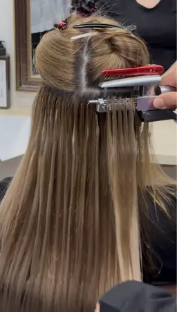 次世代プルエクステ6Dエクステ125枚(バージンレミー毛)◾️1本340円で付け足し可(シールの約80枚分)