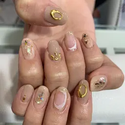 [minimo初回限定]ハンド(オフなし)★アート2本+パーツ乗せ放題～60分～