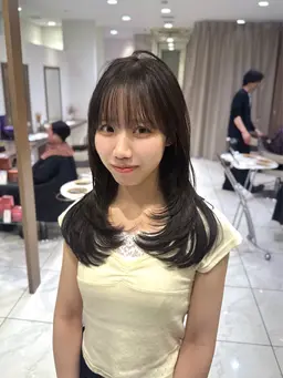 似合わせトレンドカット+髪質改善カラー※ロング料金無し