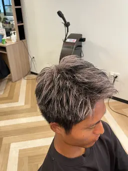 お試し価格🔥【メンズ限定】カット+ハイトーンメッシュカラー ¥17930→¥8965