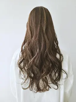 【リタッチ~毛先まで】外国人風艶カラー(イルミナカラー)✨️(白髪染めもできます🔥)暖色も人気