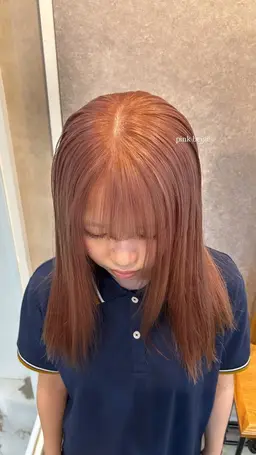 ꒰minimo限定クーポン🍑꒱ブリーチリタッチオンカラー+トリートメント