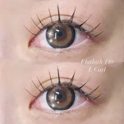 ⟡.·*. フラットラッシュマツエク[120本] オフ無料 ＋美容コーティング付き🪄🫧