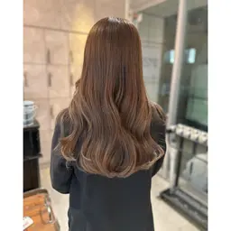 ブリーチ無しで透明感🤍イルミナカラー