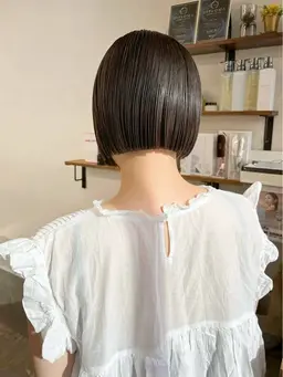 🤍カットメニュー🤍パツっとタッセルボブ、シャンプー付き👩🏻✨️