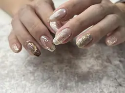 【オフ無料ケア込み】定額季節感ニュアンスアート¥8000