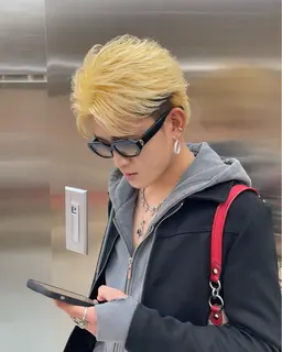 ⚡️メンズ限定⚡️カット+ブリーチWカラー(リタッチ可)