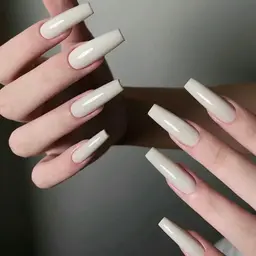 「モデル練習」10本チップ長さだし+ワンカラーorラメグラ