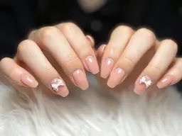 【オフィスネイル】クリア感ワンカラー¥3990