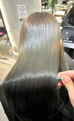 【髪質改善】 髪質改善ストレート＋髪質改善トリートメント