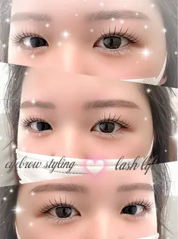 💘アイブロウスタイリング＋まつげパーマ(上)セット🎉