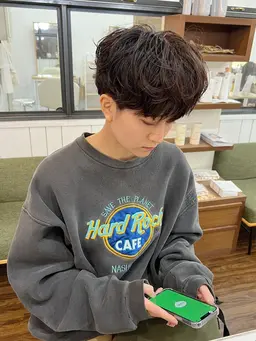 ニュアンスカジュアルパーマ+カット