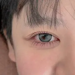 下まつ毛のマツエク👀🩵40本