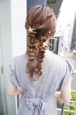 【本日4/9🈳】結婚式お呼ばれヘアセット