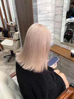 🫧ハイトーン特化🫧 【ブリーチ2回】ケアブリーチ込みトリプルカラー🫧