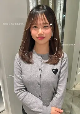 【ミニモ限定特別価格🎀】ミディアムカット＋カラーモデル