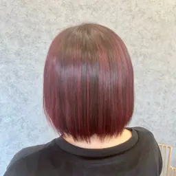 イヤリングorインナーブリーチカラー+カット【Finch】