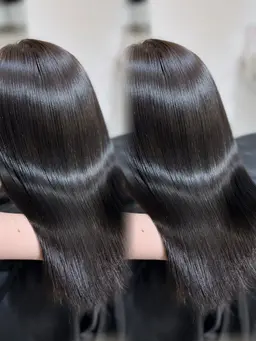 【就活・実習前に◎ 】縮毛矯正モデル髪質改善・ケアストレート🪽癖をしっかり伸ばしながらトリートメントで内部補修🫧